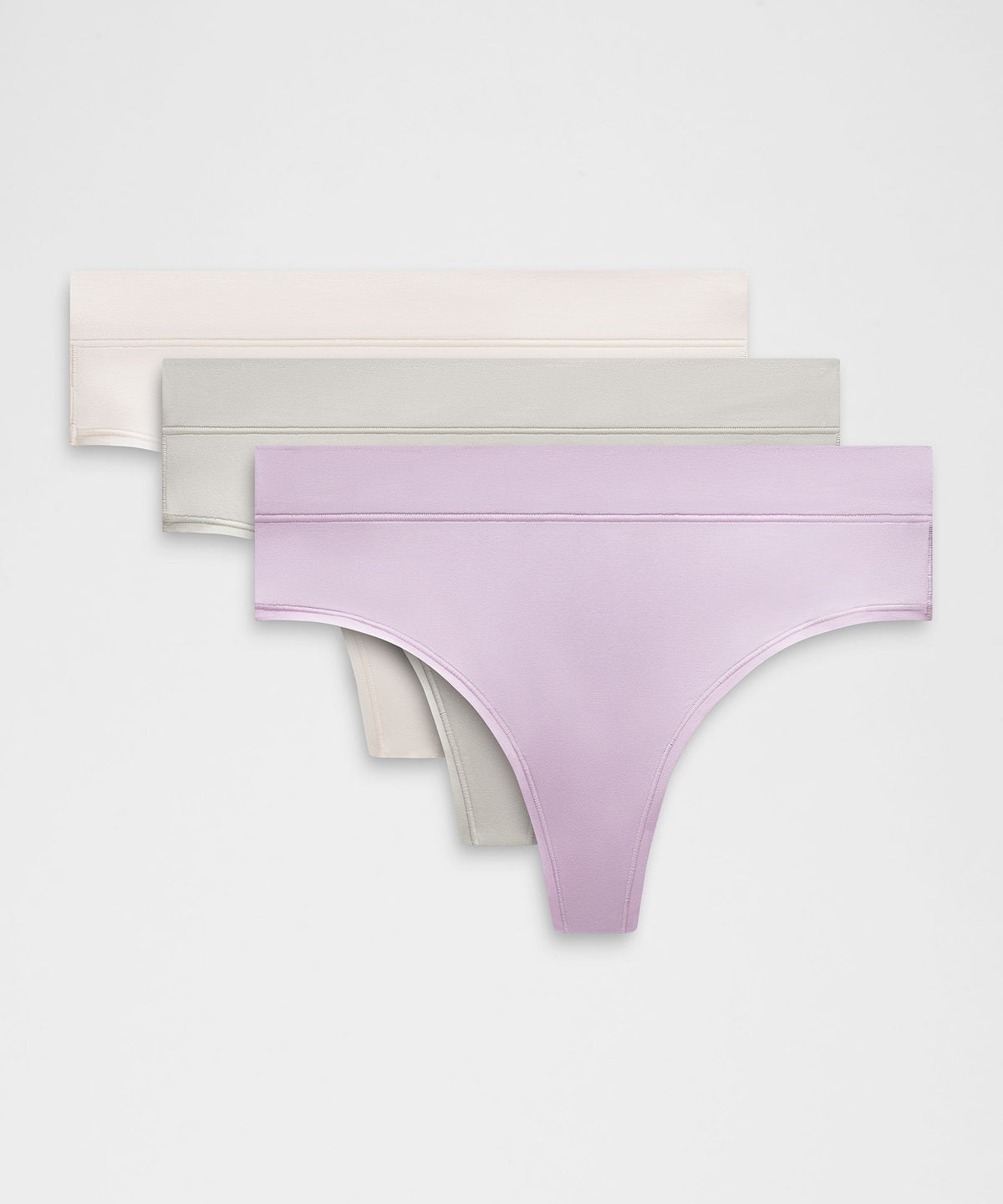 UnderEase High-Rise Thong Underwear3 Pack