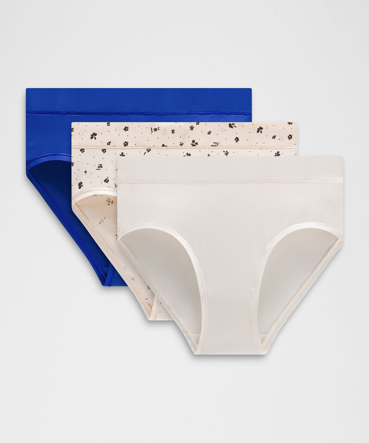 UnderEase High-Rise Bikini Underwear3 Pack